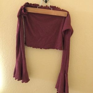 Off the shoulder shirt